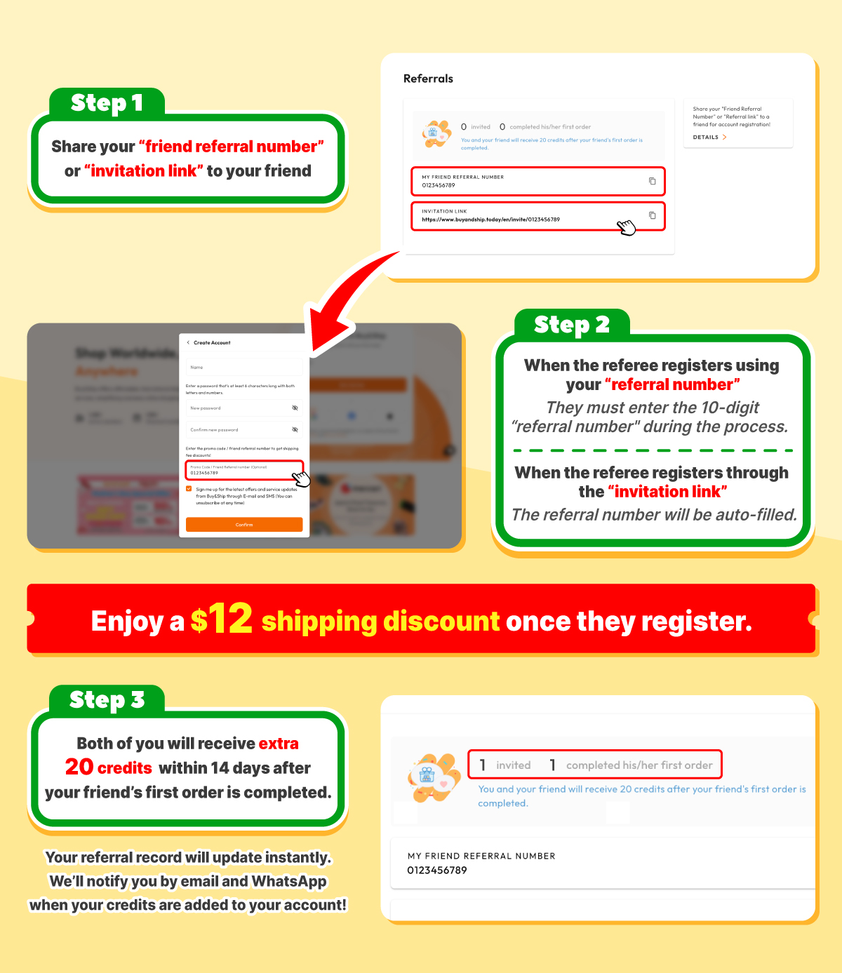 Get Rewards in 3 Steps