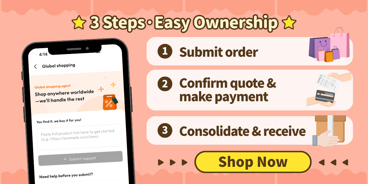 Simple 3 Steps・Items to Your Door
